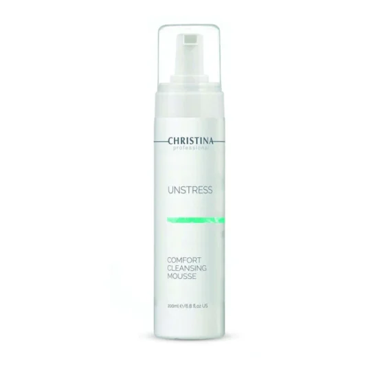 Unstress Comfort Cleansing Mousse  מוס ניקוי לפנים מסדרת אנסטרס