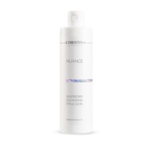 Nuance Raspberry Cleansing Emulsion תחליב ניקוי הידרופילי מכיל מיצוי פטל וזרעי ענבים מסדרת ניואנס 300 מ"ל