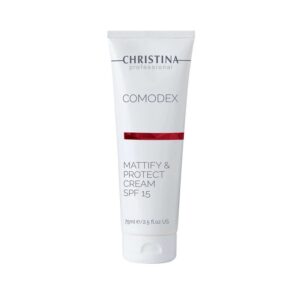 Comodex Mattify & Protect Cream SPF 15 קרם יום במרקם קליל עם הגנה מסדרת קומודקס 75 מ"ל SPF 15