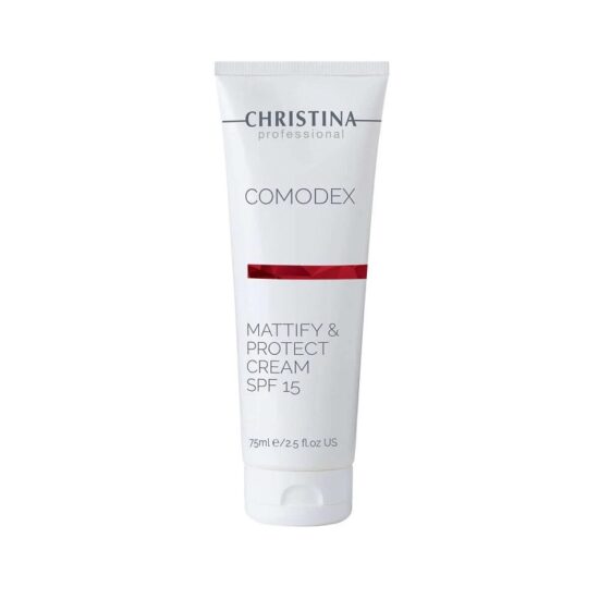 Comodex Mattify & Protect Cream SPF 15 קרם יום במרקם קליל עם הגנה מסדרת קומודקס 75 מ"ל SPF 15