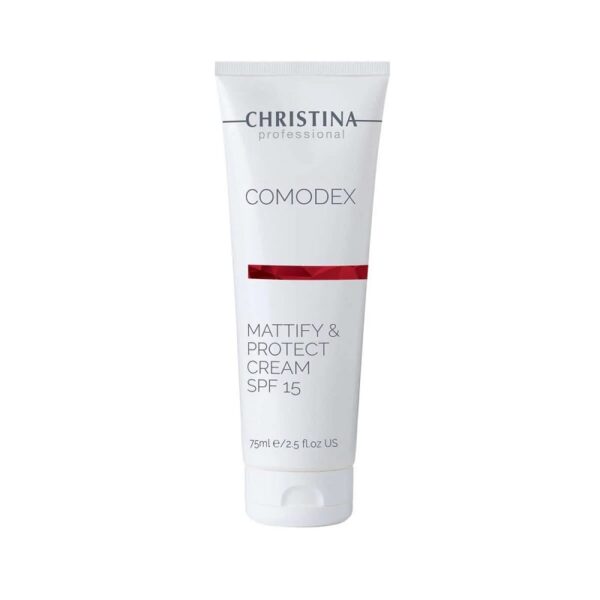 Comodex Mattify & Protect Cream SPF 15 קרם יום במרקם קליל עם הגנה מסדרת קומודקס 75 מ"ל SPF 15